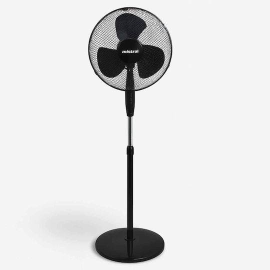 Newest FS-40F Pedestal Fan 50W 40cm Diameter Black