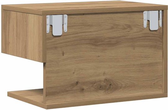 Noptiere Dormitor Din Lemn Maro 2 Bucăți 46x29.5x30cm