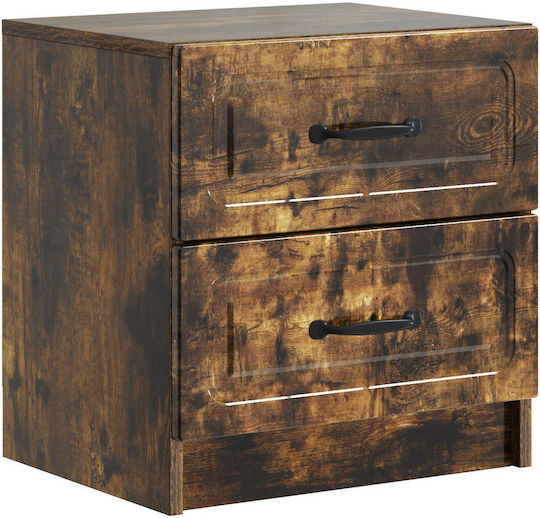 Κομοδίνα Ξύλινα 2τμχ 43x34.5x44.5cm Κομοδίνα Ξύλινα 2τμχ 43x34.5x44.5cm