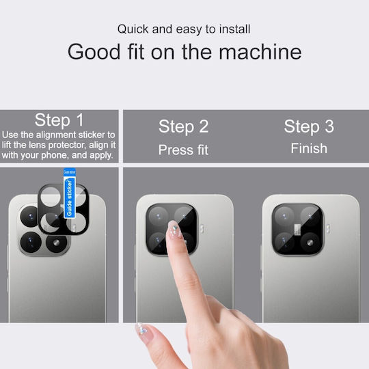 Xiaomi 17t 5g Imak Camera Lens Protector Τζαμάκι Κάμερα Black
