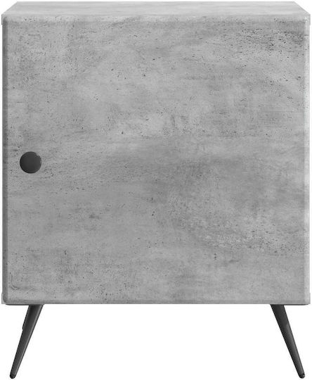 Wooden Gray Bedside Table 43x34.5x50cm