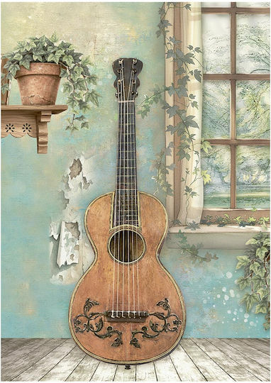 Комплект 8 Оризови Харти Наколки Stamperia 10.5×14.8cm Symphony