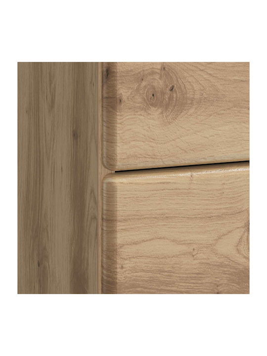 Wooden Brown Bedside Table 43x41x66.5cm