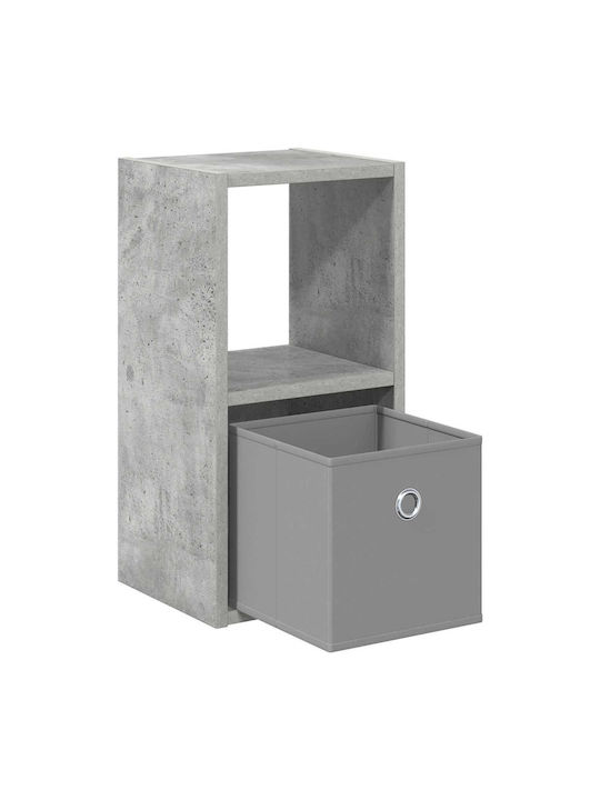 Κομοδίνα Ξύλινα Γκρι 2τμχ 25.5x22x49.5cm
