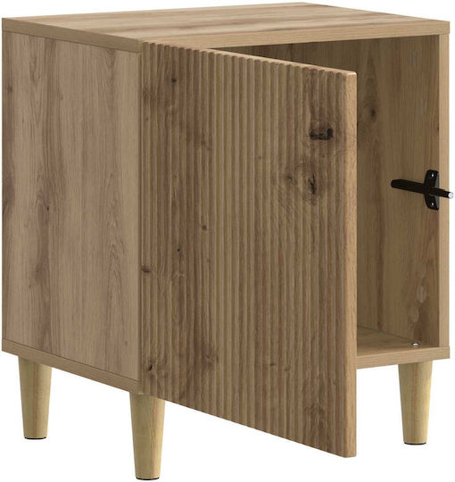Нощни Шкафчета Дървени Кафяви 2 Бр 43x34.5x50см