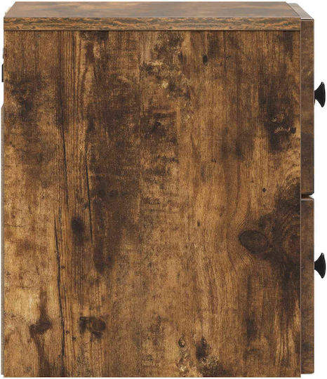 Κομοδίνο Ξύλινο Καφέ 33x34.5x40cm