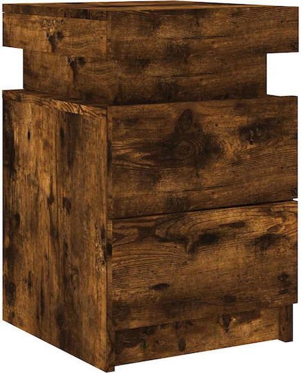 Nachttische Holz Braun 2 Stück 35x39x55cm