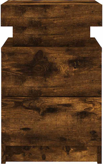 Nachttische Holz Braun 2 Stück 35x39x55cm