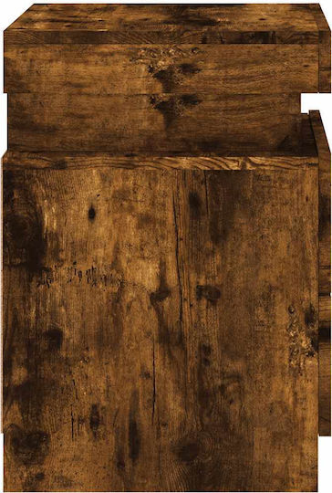 Nachttische Holz Braun 2 Stück 35x39x55cm