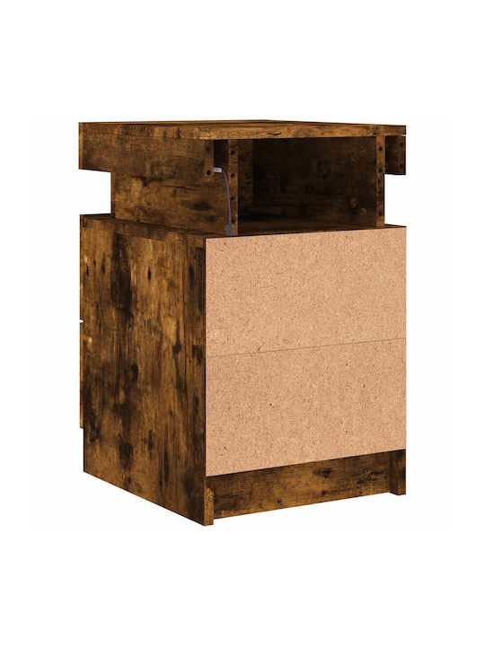 Nachttische Holz Braun 2 Stück 35x39x55cm
