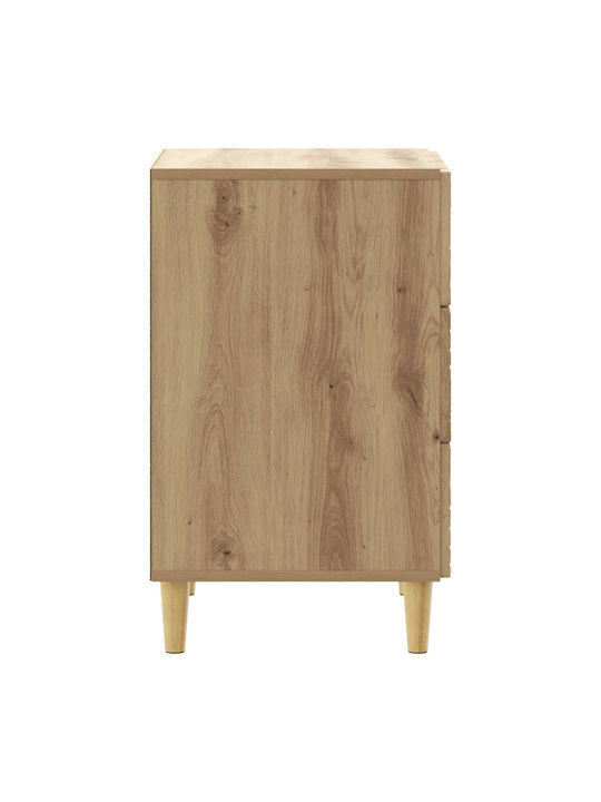 Nachttisch Holz Braun 43x39.5x66.5cm