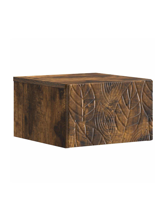 Nachttische Holz Braun 2Stücke 49x34.5x20cm