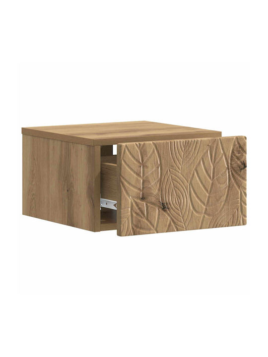 Wooden Brown Bedside Tables 2 Pieces 49x34.5x20cm