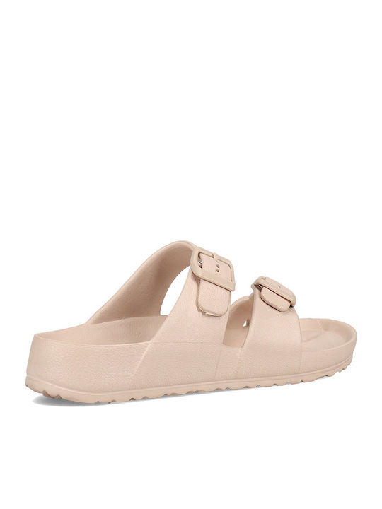 Flip Flops In Sandal Style In Beige Colour