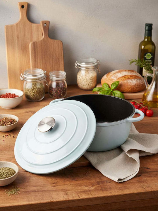 SteweHome Βαθιά Κατσαρόλα από Μαντέμι 28cm