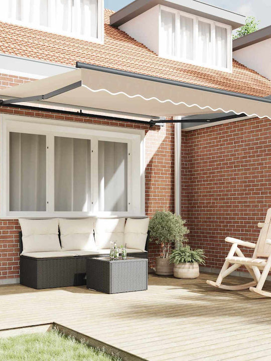 vidaXL Τέντα Βεράντας Μπεζ 3.5x2.5m