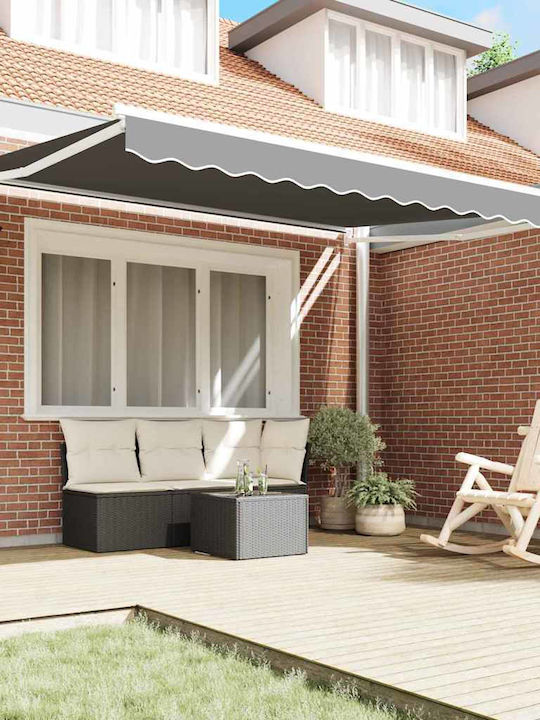 vidaXL Τέντα Βεράντας Λευκή 3x2.5m