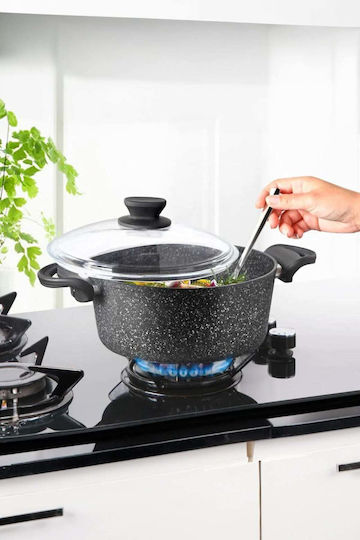SteweHome Deep Aluminum Stockpot 2.3lt /