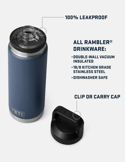 Yeti Rambler Μπουκάλι Θερμός 769ml Chug