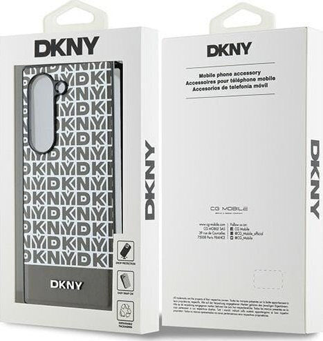 DKNY Rückseite Umschlag Samsung Galaxy Z Fold6 Unterband Magsafe Braun