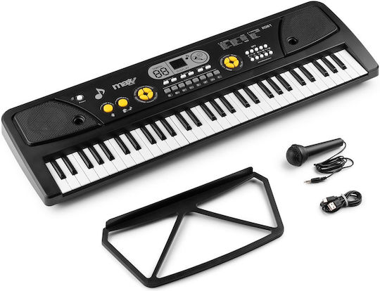 Max Synthesizer KB1 με 61 Πλήκτρα Τυπικής Αφής Μαύρο