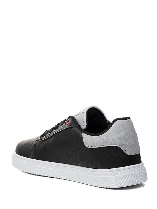 Ανδρικά Sneakers Μαύρο Με Λευκό