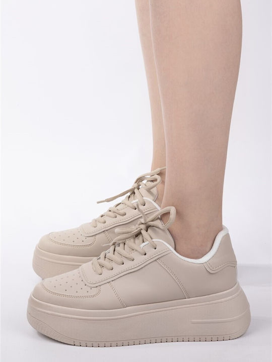 Damen Sneakers Beige