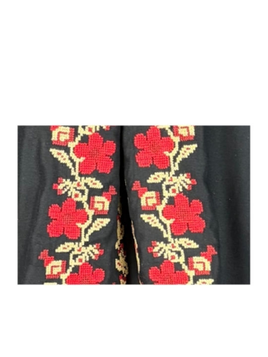 Bluza Damă Bumbac Mânecă Lungă Alb/Portocaliu
