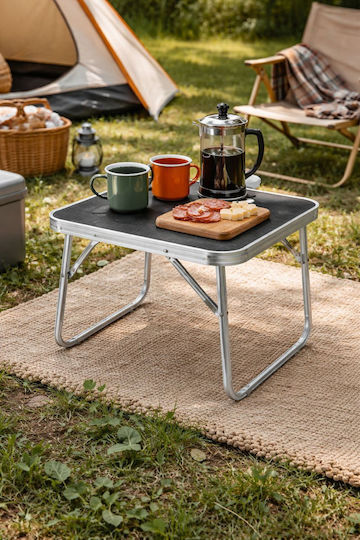 HowHomely Masă De Camping Pliabilă Din Aluminiu