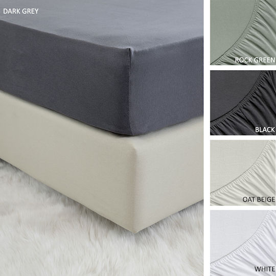 Nima Sheet Semi Double with Elastic 120x200+40cm. Tender Amethyst