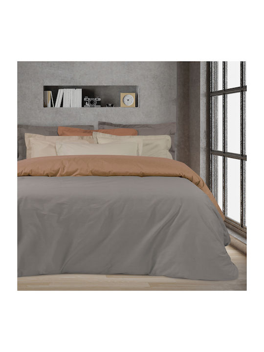 Das Home Bettlaken Super-Doppel mit Gummiband 170x200+35cm. Best 1002 Beige
