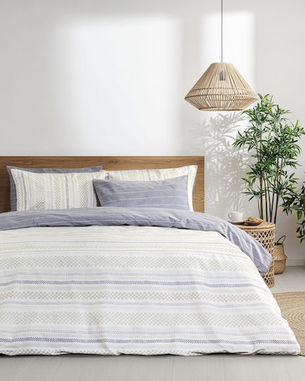 Nima Soleil Комплект Чаршафи Υπέρδιпли 240x260см Бежови (4 броя)