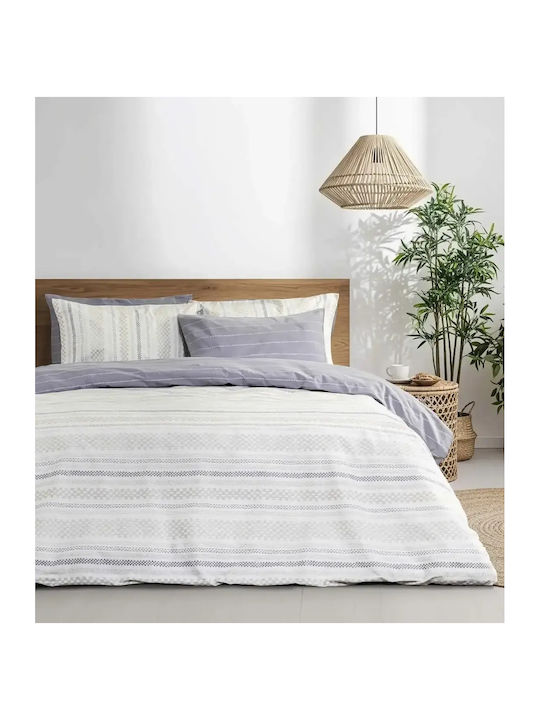 Nima Soleil Set Bed Sheets Double 220x260cm Beige (4pcs)