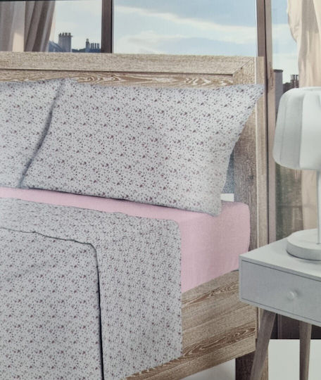 Homestyle Super-Doppel 160x200+33cm mit Gummizug Pink