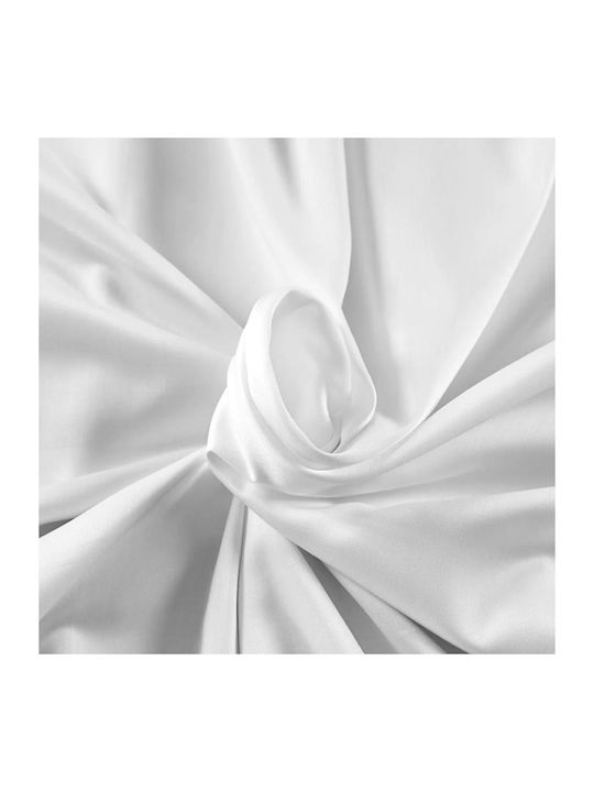 Olia Home Σεντόνι Υπέρδιπλο 220x240εκ. Λευκό