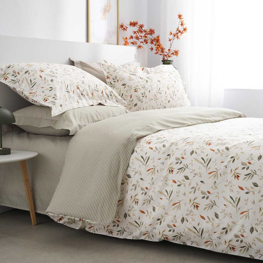 Vesta Home Valencia Σετ Σεντόνια Υπέρδιπλα 240x270εκ. Olive (4τμχ)