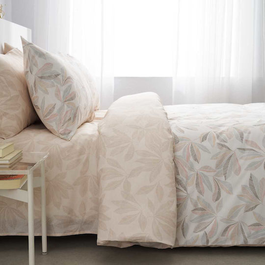 Vesta Home Anthia Σετ Σεντόνια Υπέρδιπλα 240x270εκ. Μπεζ (4τμχ)