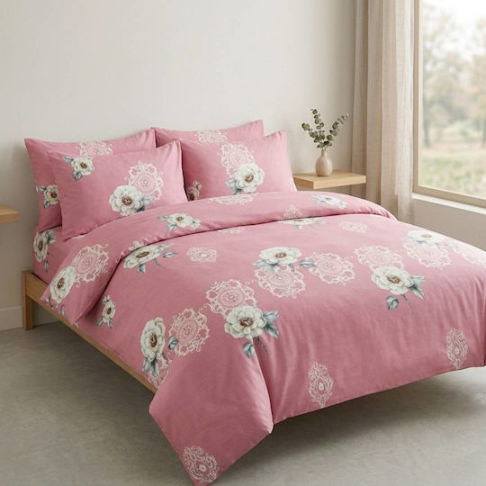 Olia Home Сет Чаршафи 220x240см. Многоцветен 4бр