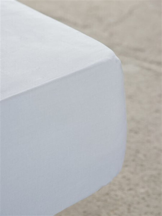 Nima Sheet Super-Double with Elastic 160x200+35cm. Superior White