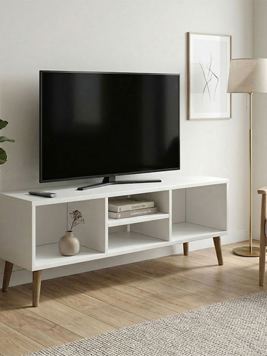 TV Stand Loren White L120xD30xH40cm