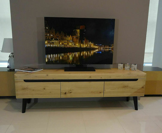 Nordi Artisan TV Stand Black L160xD40xH50cm