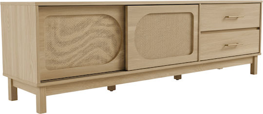 Cibra Επιδαπέδιο Καφέ 180x40x55εκ.