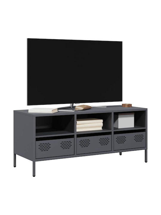 TV Stand Metal Anthracite M101.5xD39xH43.5cm