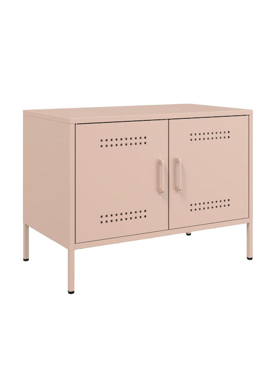 Έπιπλο Τηλεόρασης Μεταλλικό Ροζ Μ68xΠ39xΥ50.5cm