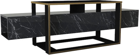 Banko Bodenstehend Schwarzes TV-Ständer 160x46.1x49.8 cm Banko Bodenstehend Schwarzes TV-Ständer 160x46.1x49.8 cm
