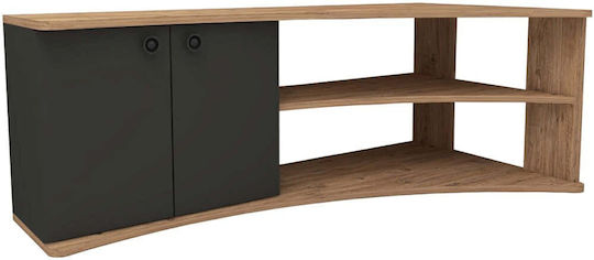Termera Γωνιακό Επιδαπέδιο Pine-anthracite 135x67.7x48.6εκ.
