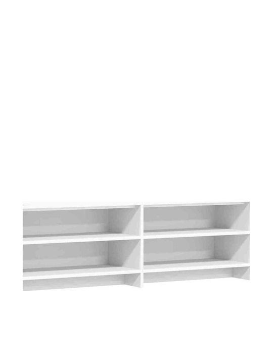 TV-Ständer Weiß M135xP33xH47cm