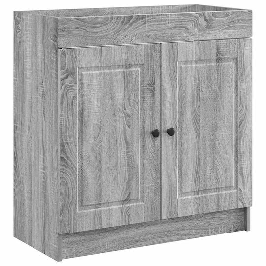 vidaXL Pangă Cu Lavoar M56xL37.5xÎ81cm Sonoma Gri