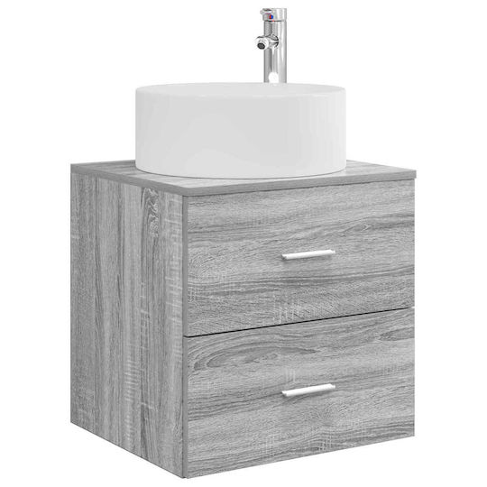vidaXL Πάγκος χωρίς Νιπτήρα Μ49.5xΒ44.5xΥ65.5cm Γκρι Sonoma