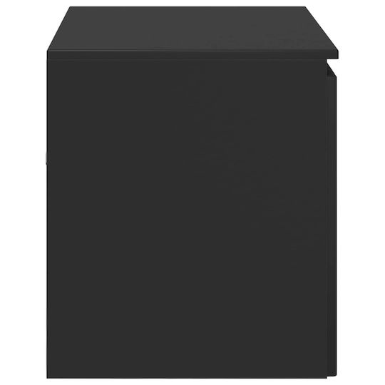vidaXL Πάγκος χωρίς Νιπτήρα Μ62.5xΒ44.5xΥ50cm Μαύρο